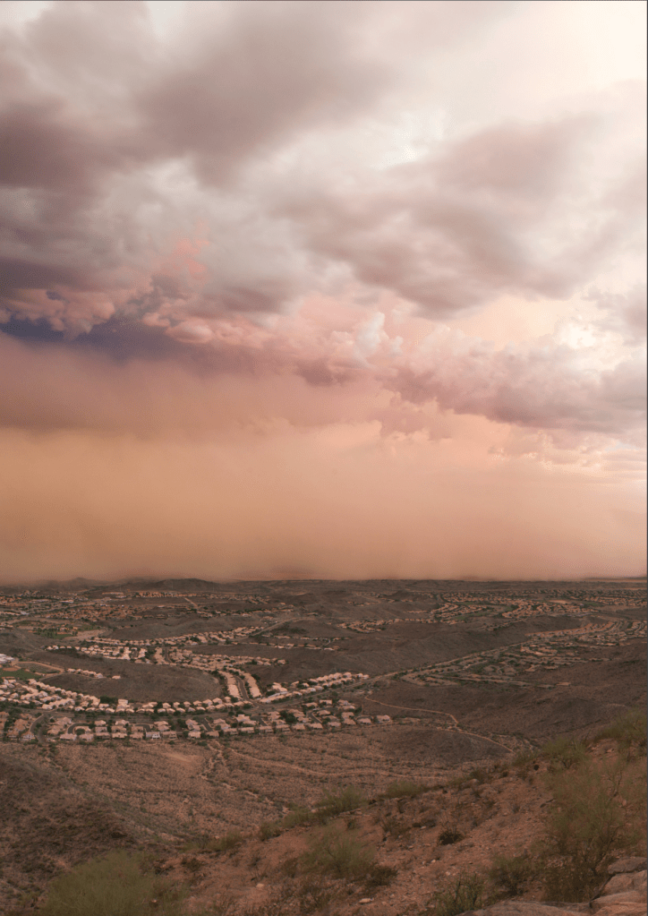 Le tempeste di sabbia e polvere in Asia Centrale sono una concausa della bancarotta idrica.